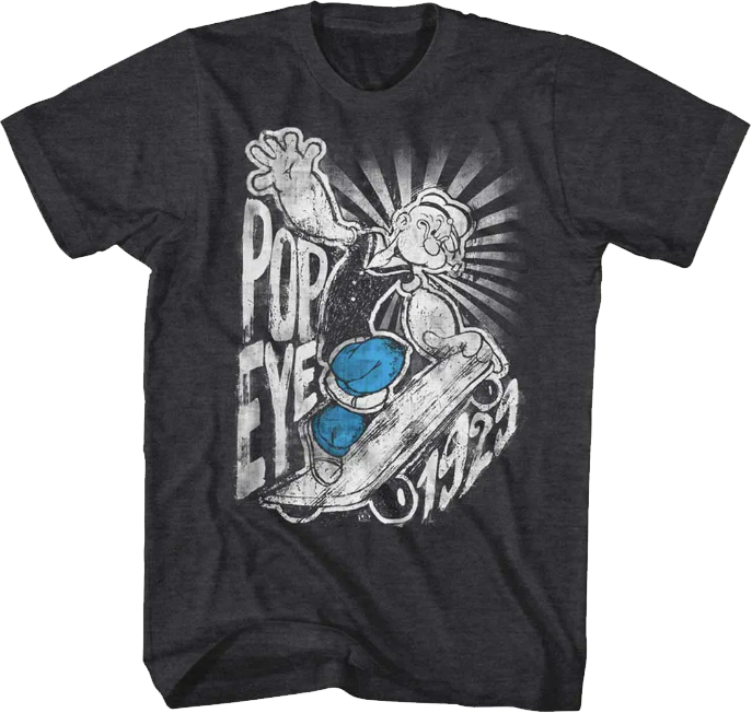 1929 Skateboard Popeye T-Shirt