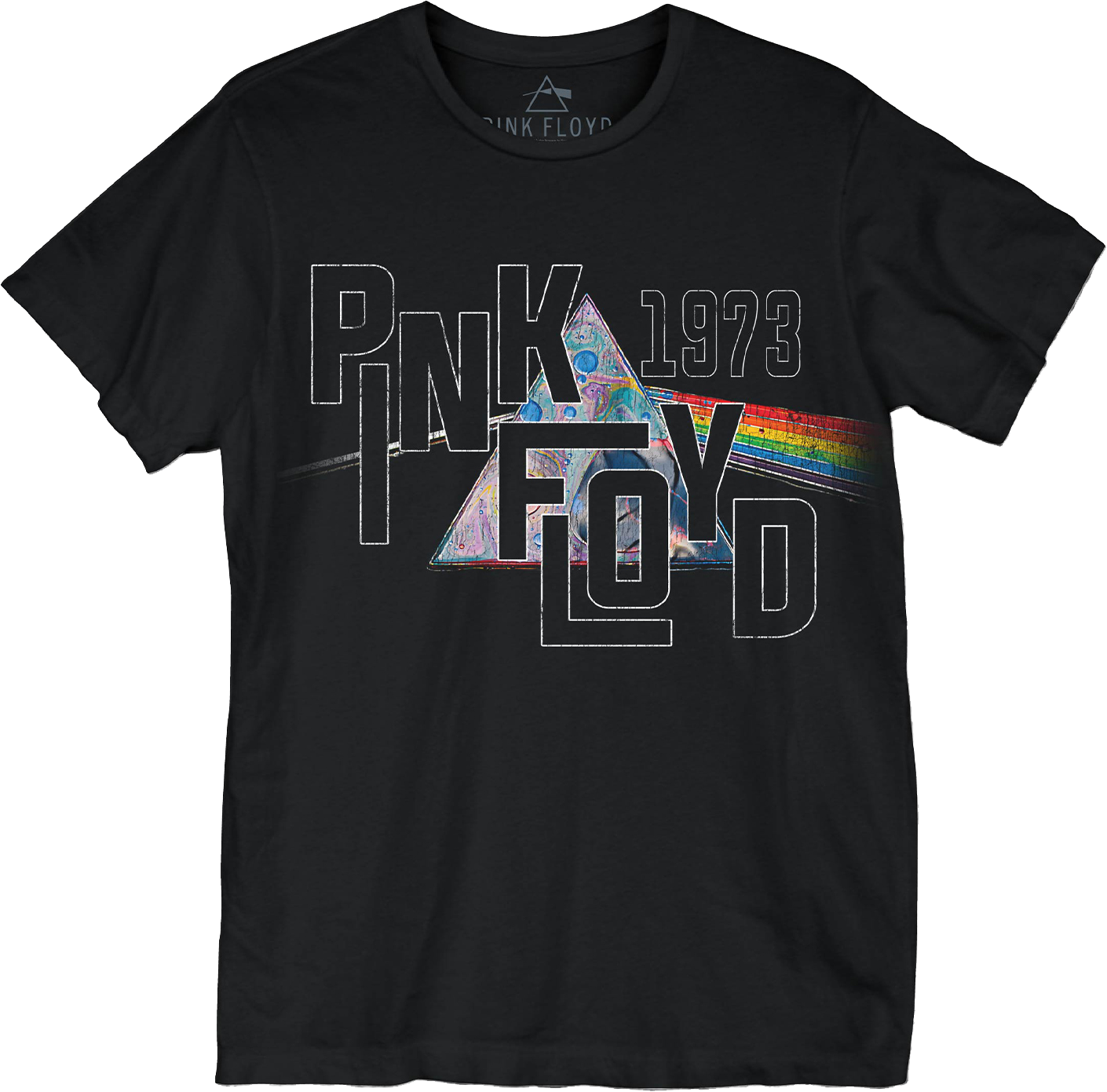 1973 Psychedelic Prism Pink Floyd T-Shirt