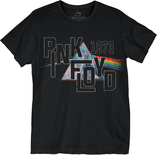 1973 Psychedelic Prism Pink Floyd T-Shirt