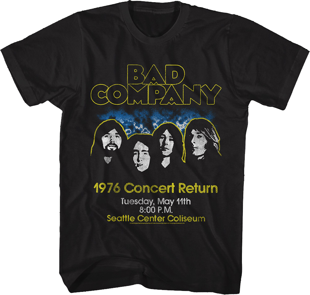 1976 Concert Bad Company T-Shirt