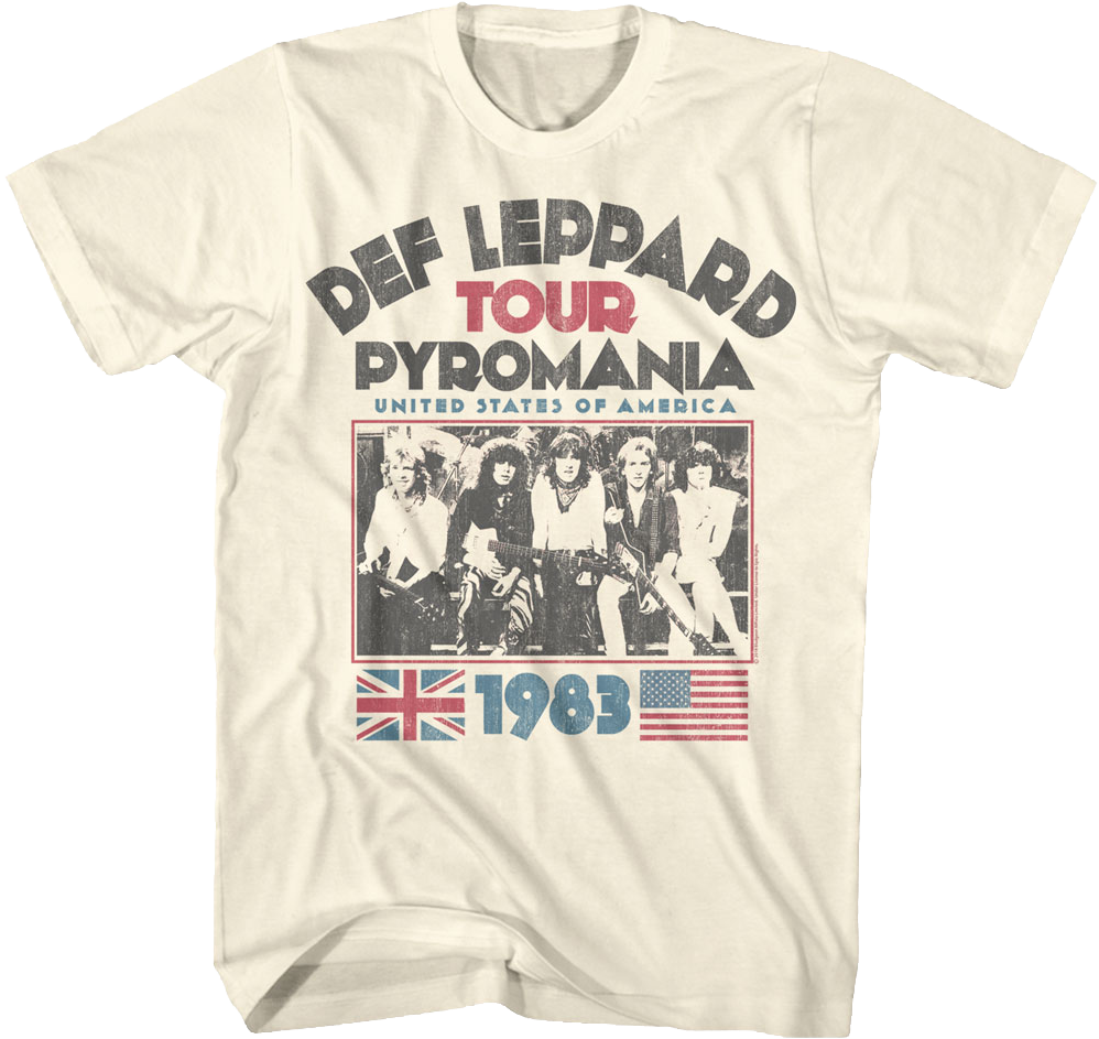 1983 Tour Def Leppard T-Shirt