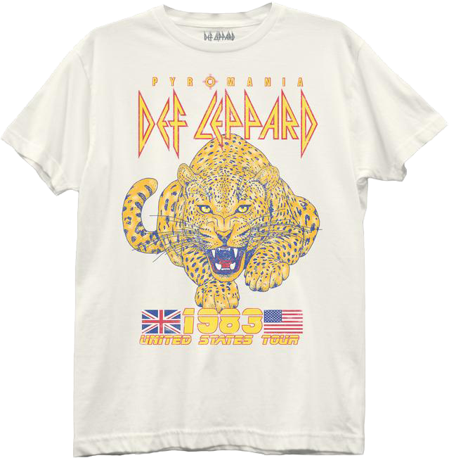 1983 United States Tour Def Leppard T-Shirt