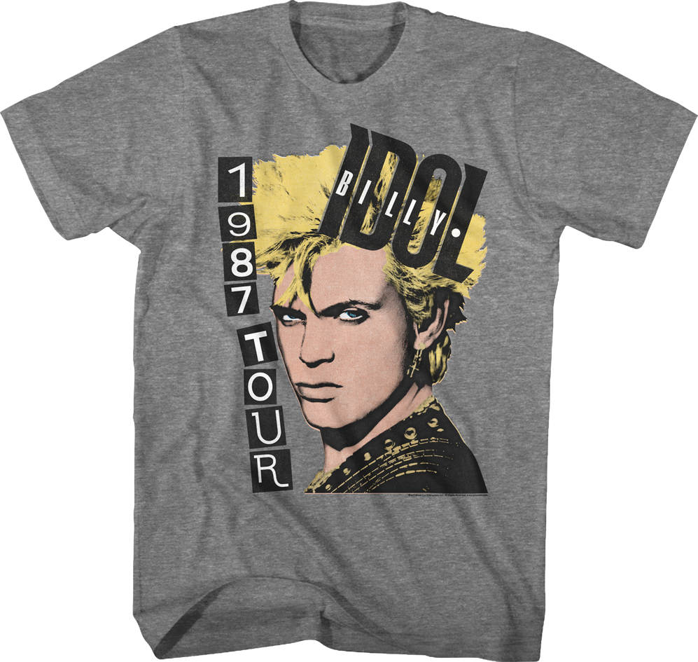 1987 Tour Billy Idol T-Shirt