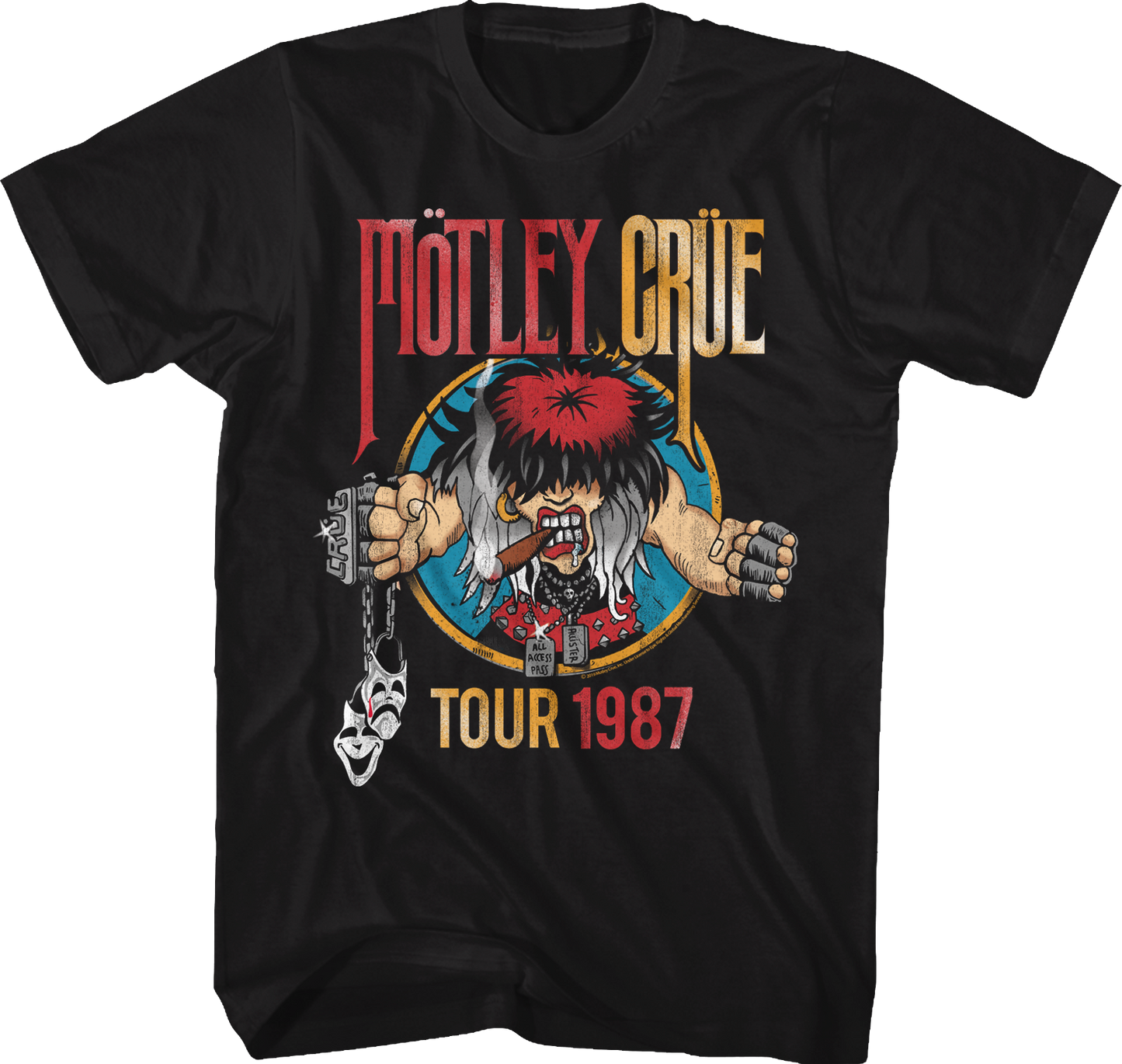 1987 Tour Motley Crue T-Shirt