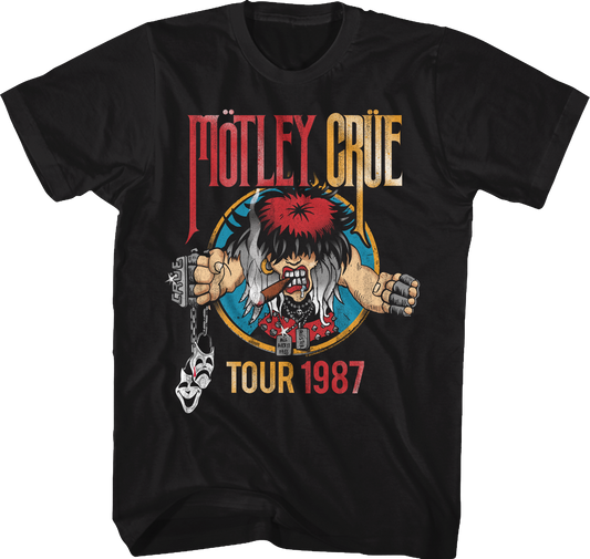 1987 Tour Motley Crue T-Shirt