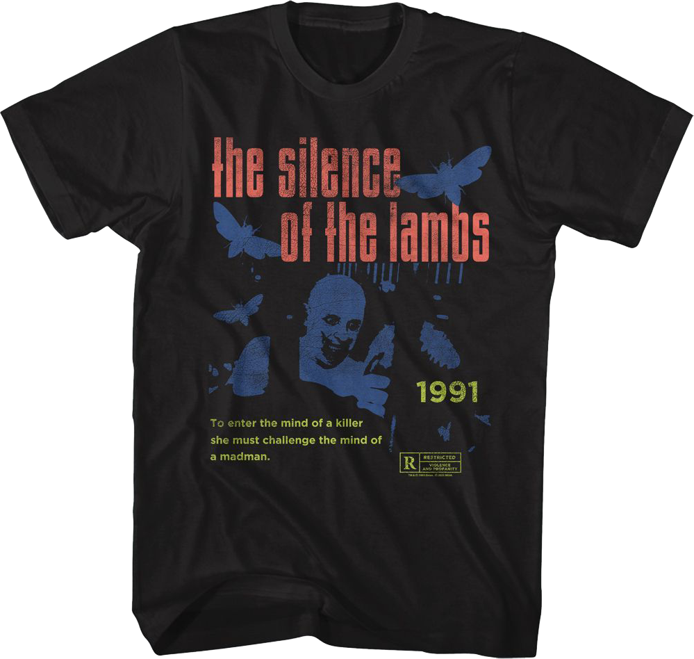 1991 Poster Silence Of The Lambs T-Shirt