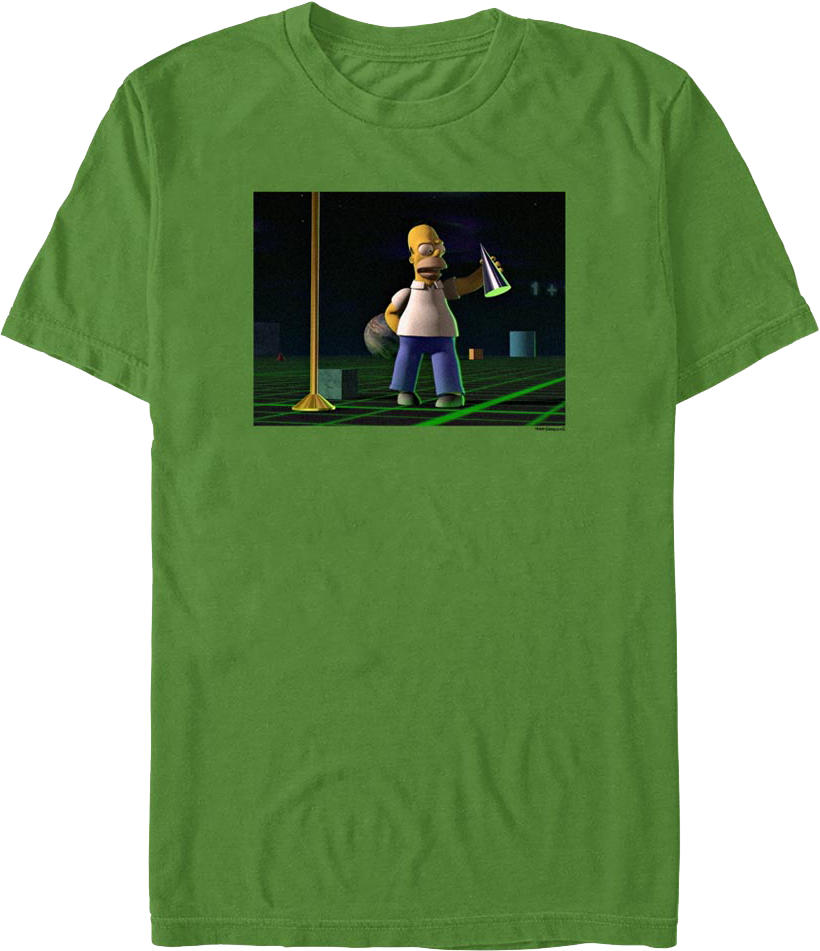 3-D Homer The Simpsons T-Shirt