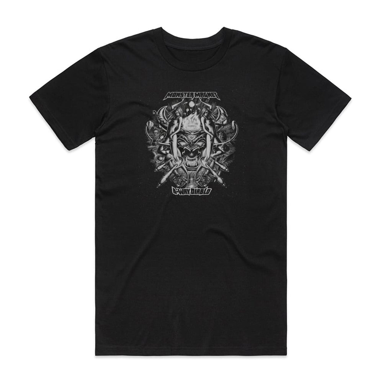 Monster Magnet 4 Way Diablo T-Shirt Black