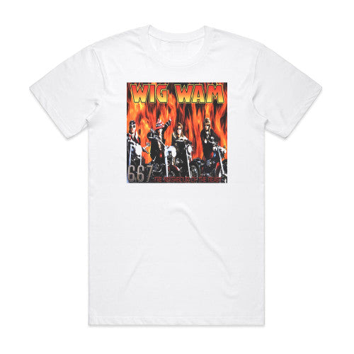 Wig Wam 667 The Neighbour Of The Beast Album Cover T-Shirt White