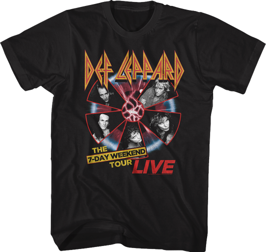 7-Day Weekend Tour Def Leppard T-Shirt