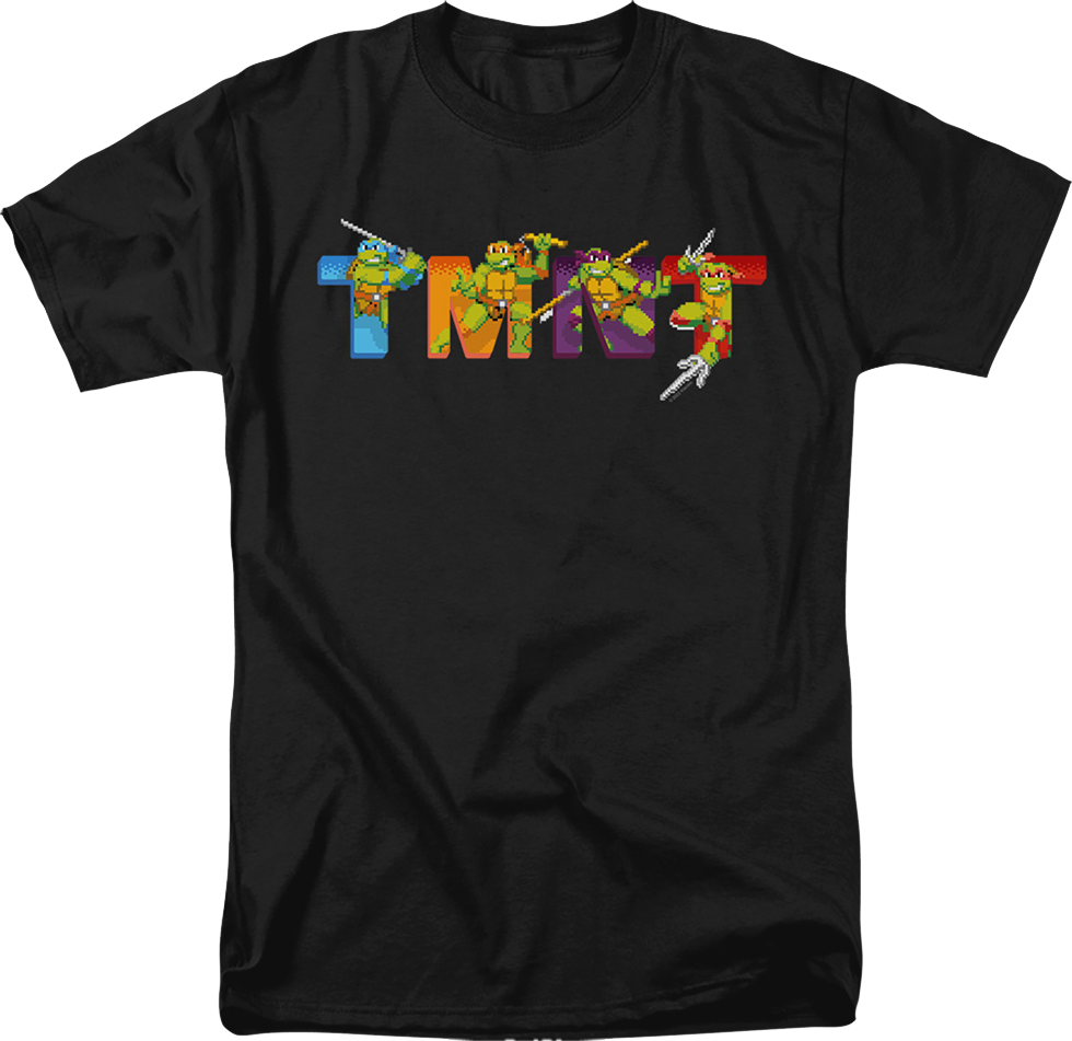 8-Bit Heroes Teenage Mutant Ninja Turtles T-Shirt