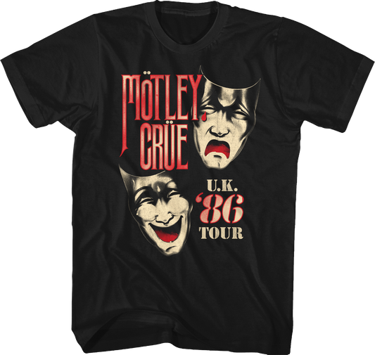 '86 UK Tour Motley Crue T-Shirt