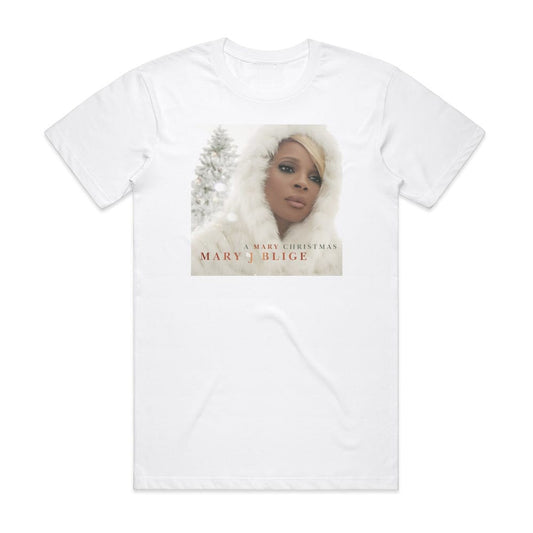 Mary J Blige A Mary Christmas T-Shirt White