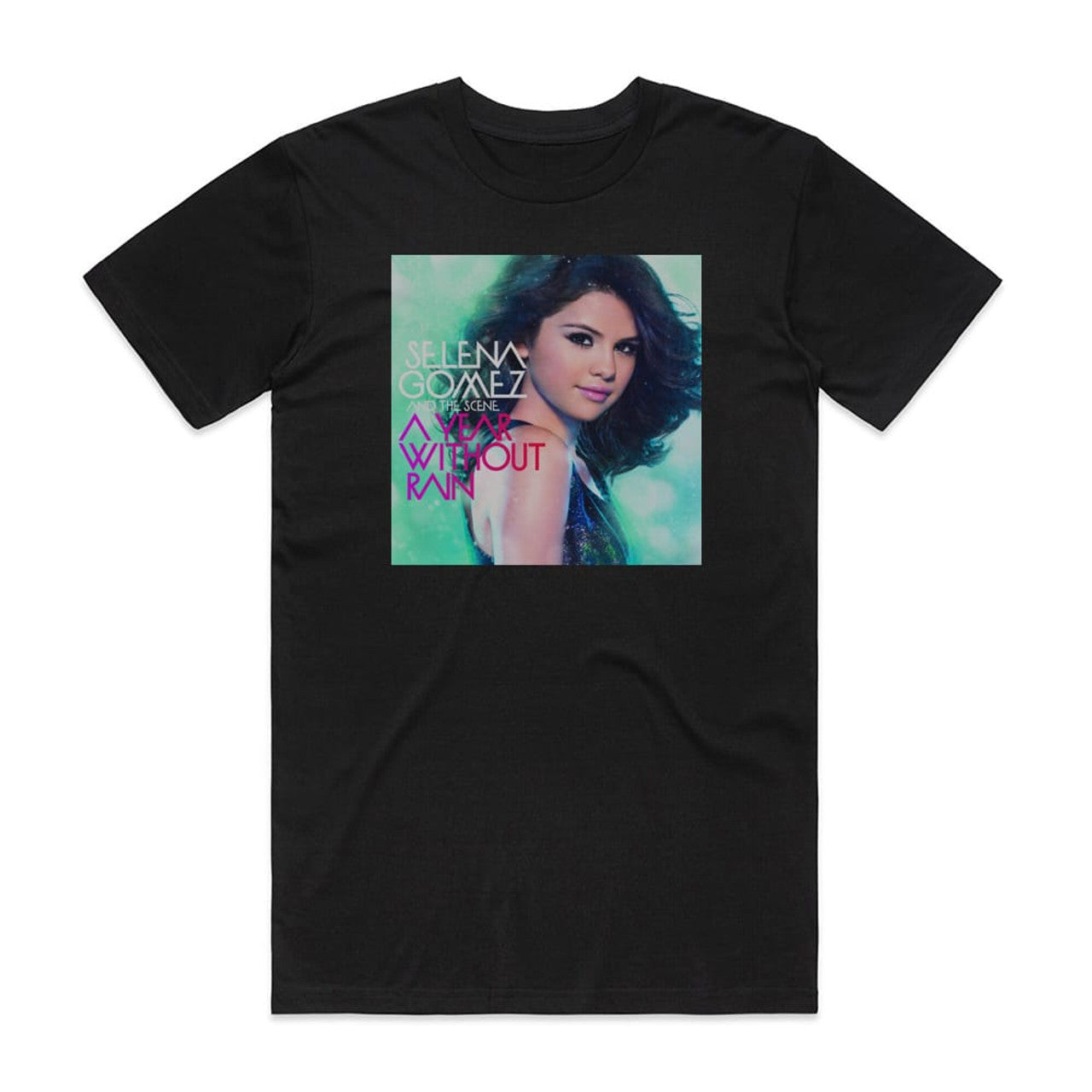 Selena Gomezand The Scene A Year Without Rain 1 T-Shirt Black