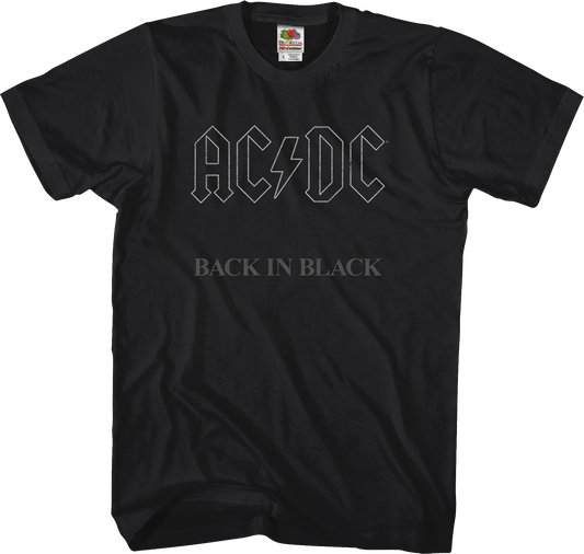 ACDC Back In Black Shirt