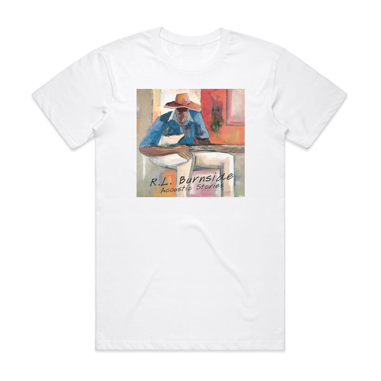 R L Burnside Acoustic Stories T-Shirt White