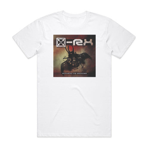 X-Rx Activate The Machinez Album Cover T-Shirt White