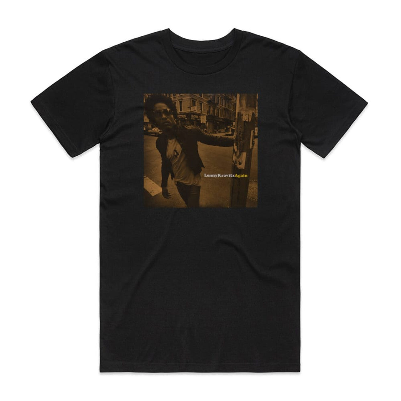 Lenny Kravitz Again T-Shirt Black