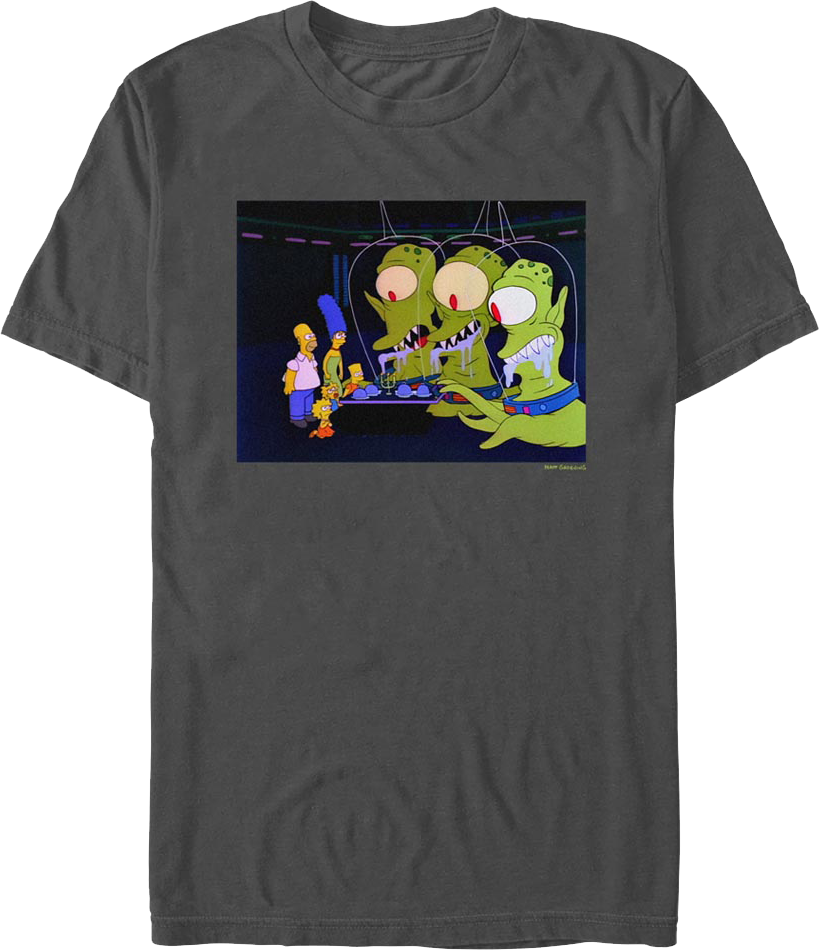 Aliens Simpsons T-Shirt