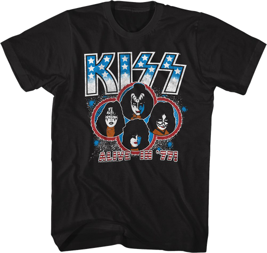 Alive In '77 KISS T-Shirt