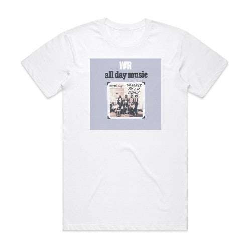 War All Day Music Album Cover T-Shirt White