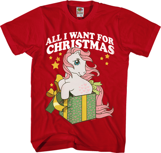 All I Want For Christmas My Little Pony T-Shirt