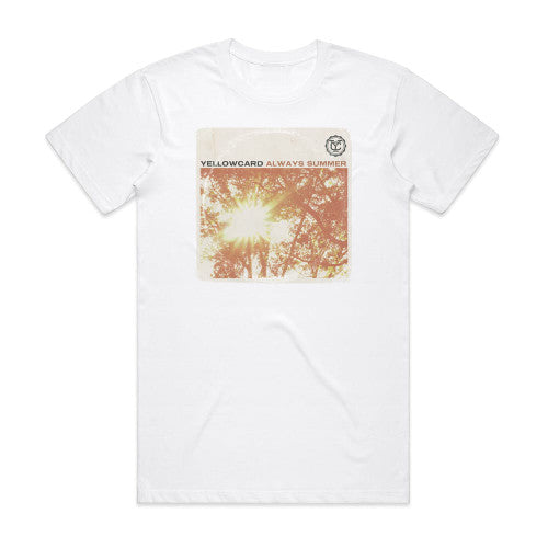 Yellowcard Always Summer Album Cover T-Shirt White