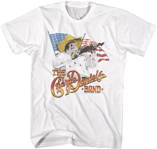 American Flag Charlie Daniels Band T-Shirt