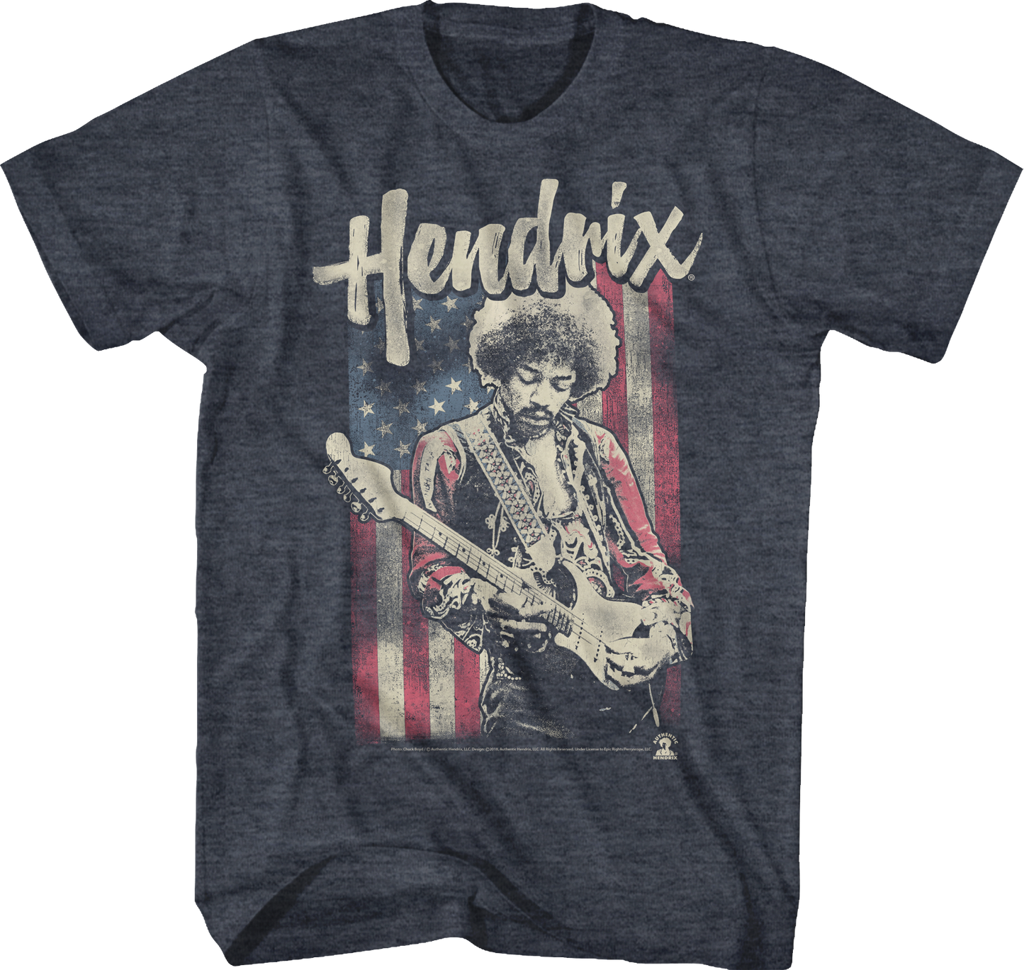 American Flag Jimi Hendrix T-Shirt