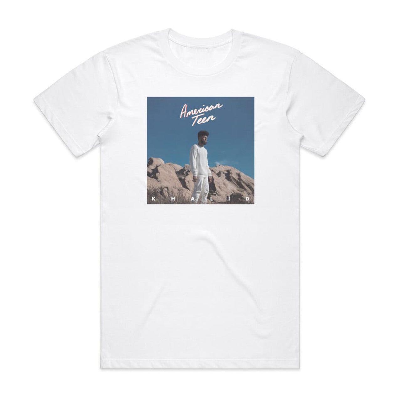 Khalid American Teen T-Shirt White