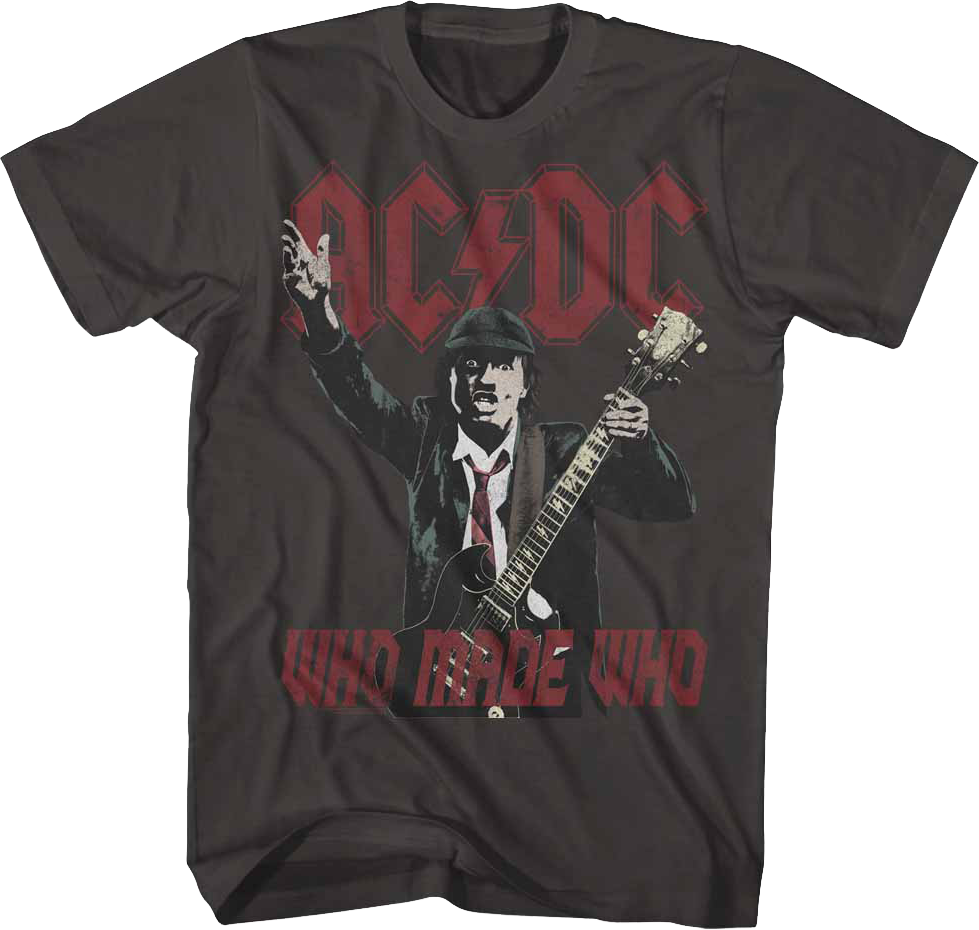 Angus Young Who Made Who ACDC T-Shirt