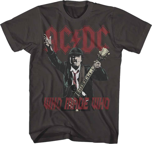 Angus Young Who Made Who ACDC T-Shirt