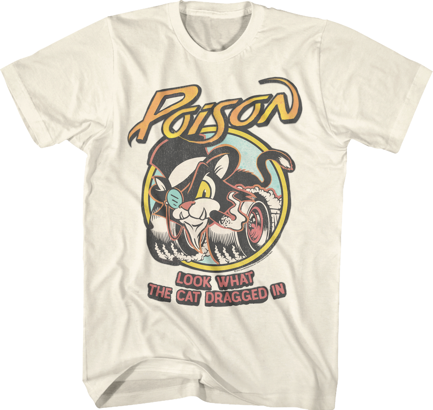 Animated Look What The Cat Dragged In Poison T-Shirt