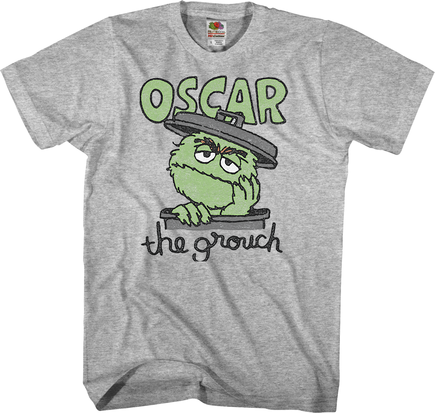 Animated Oscar The Grouch T-Shirt