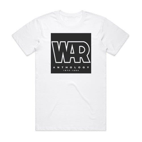 War Anthology 1970 1994 Album Cover T-Shirt White