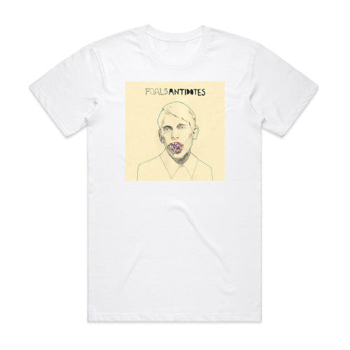 Foals Antidotes Album Cover T-Shirt White