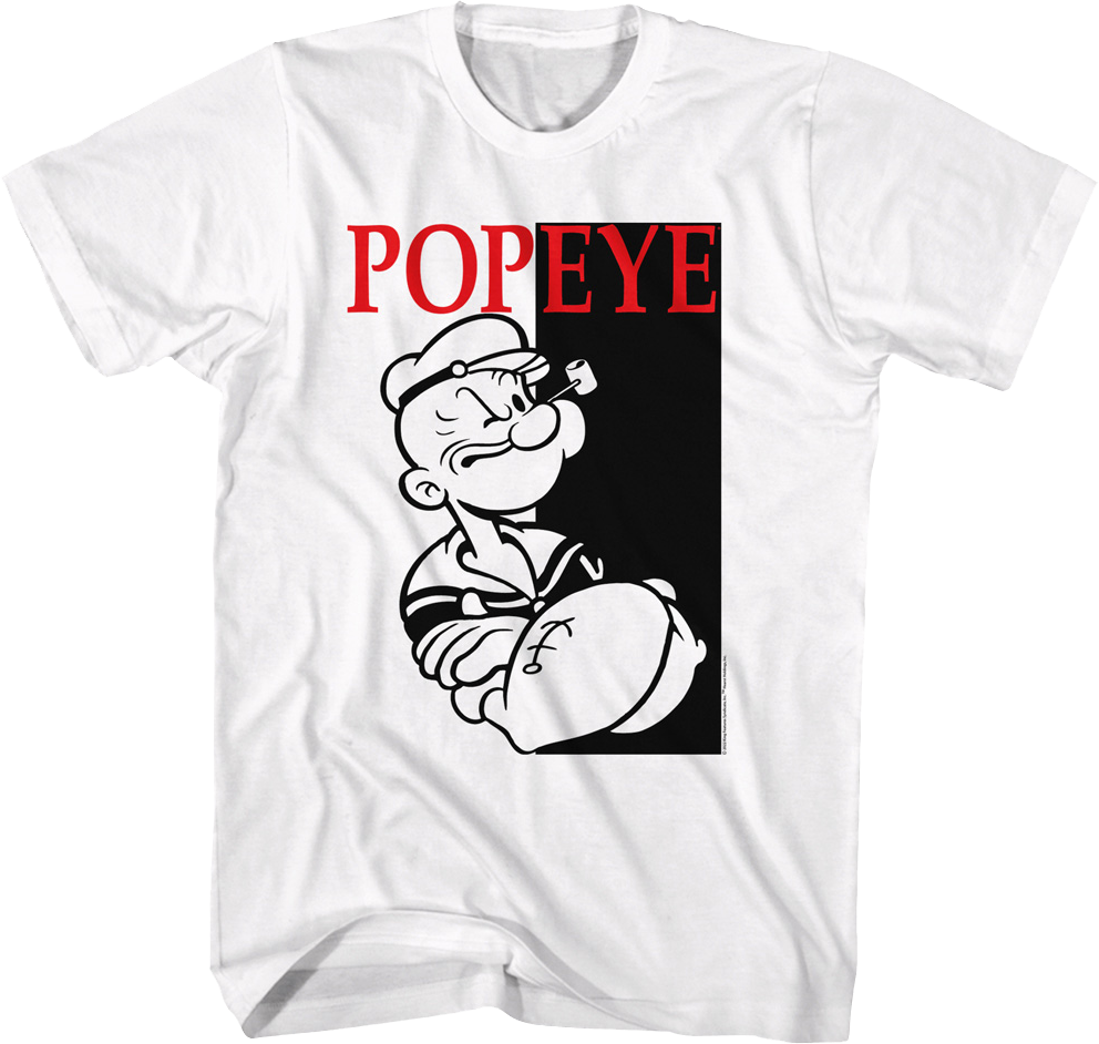 Arms Folded Scarface Poster Popeye T-Shirt