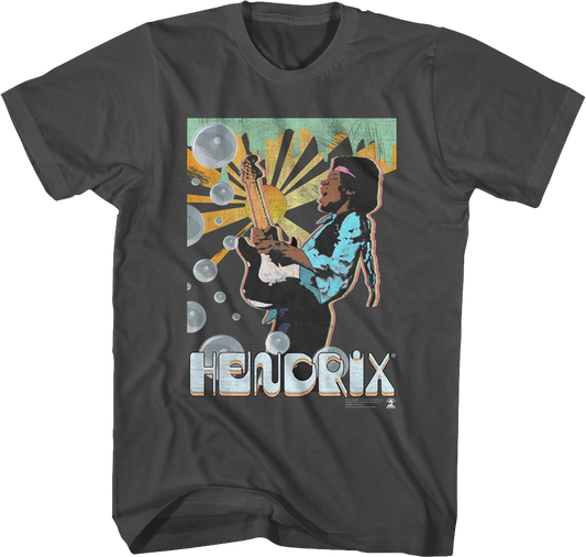 Artistic Bubbles Jimi Hendrix T-Shirt