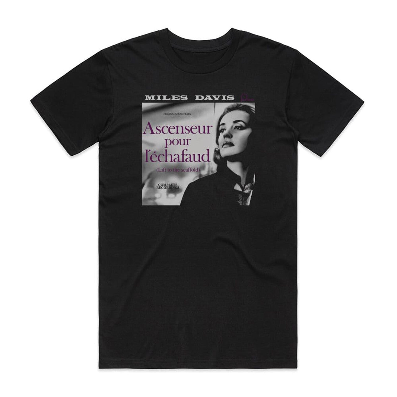 Miles Davis Ascenseur Pour Lchafaud T-Shirt Black