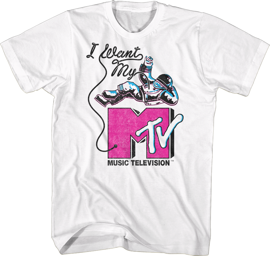 Astronaut I Want My MTV Shirt