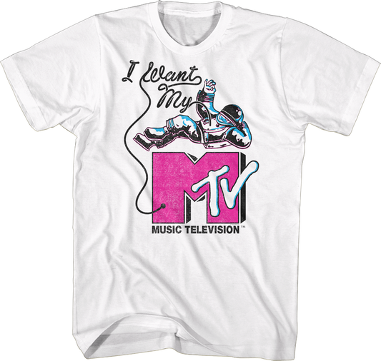 Astronaut I Want My MTV Shirt