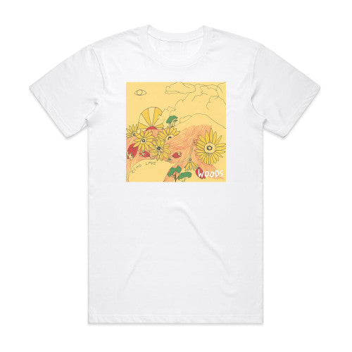 Woods At Echo Lake Album Cover T-Shirt White