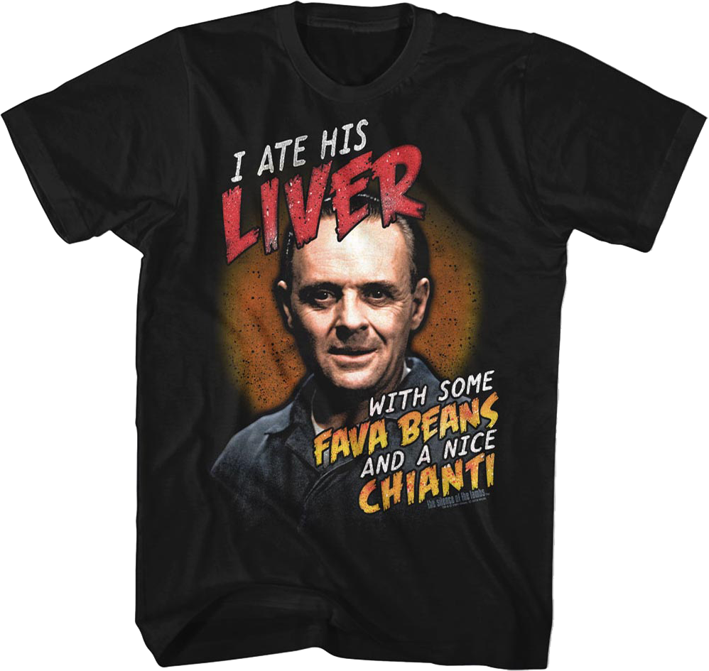 Ate His Liver Silence of the Lambs T-Shirt