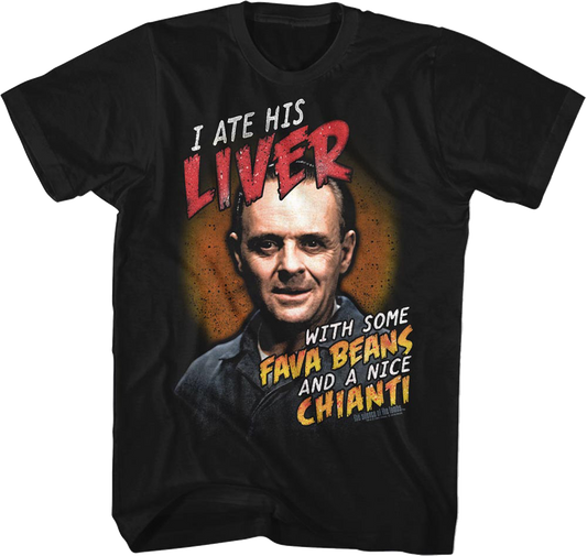 Ate His Liver Silence of the Lambs T-Shirt