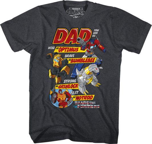 Autobots Father's Day Transformers Shirt