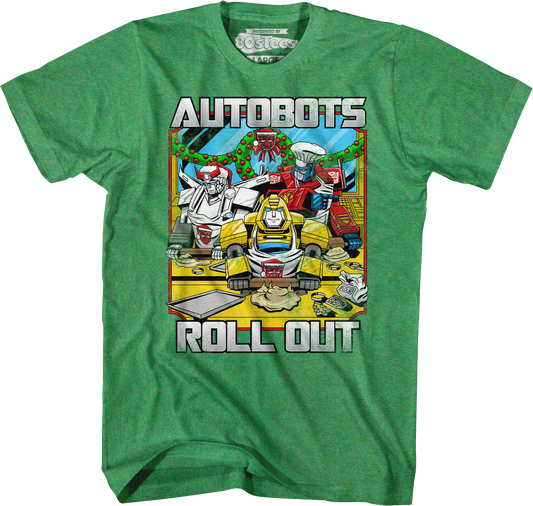 Autobots Roll Out Transformers Christmas T-Shirt