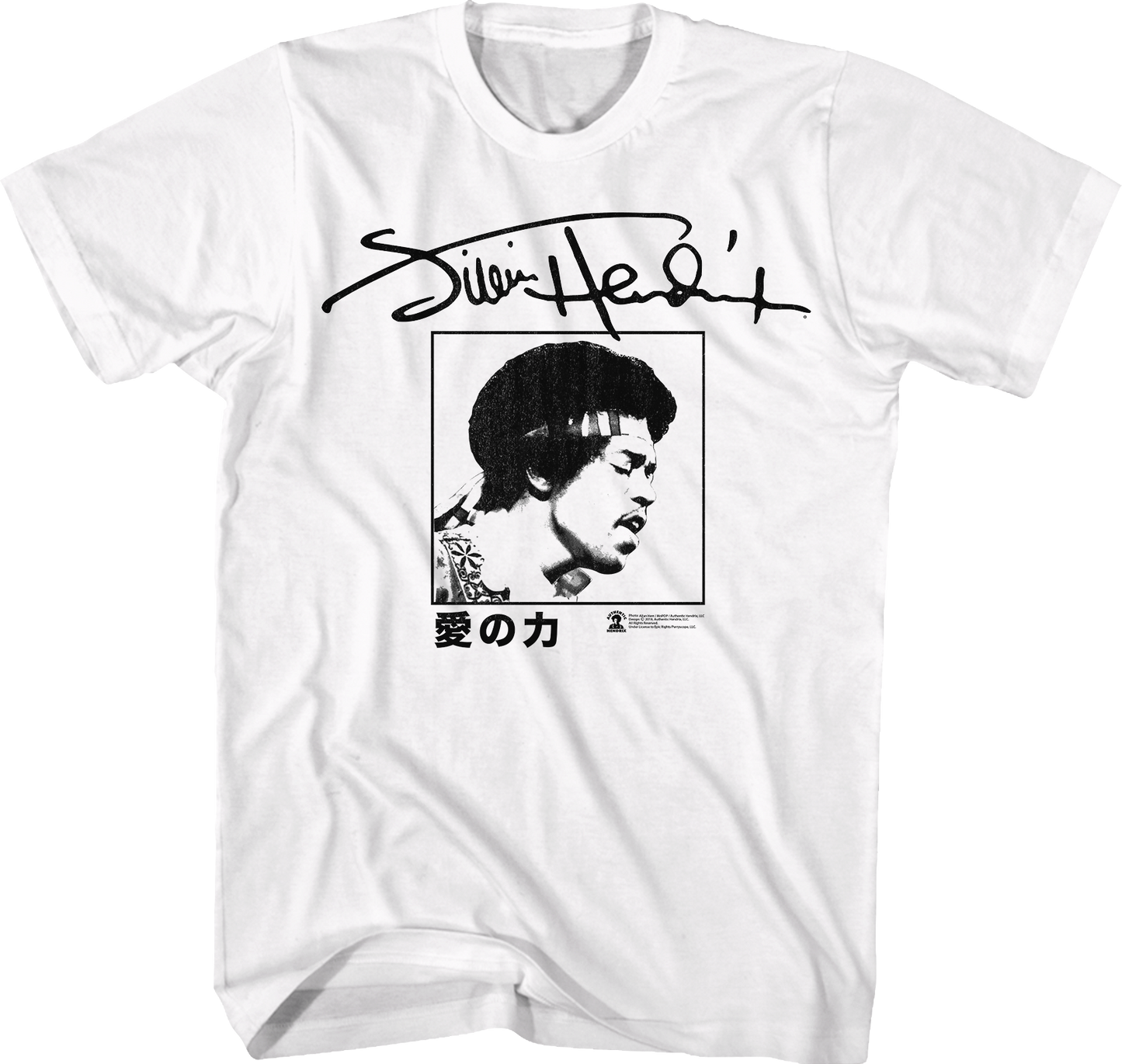 Autograph Jimi Hendrix T-Shirt