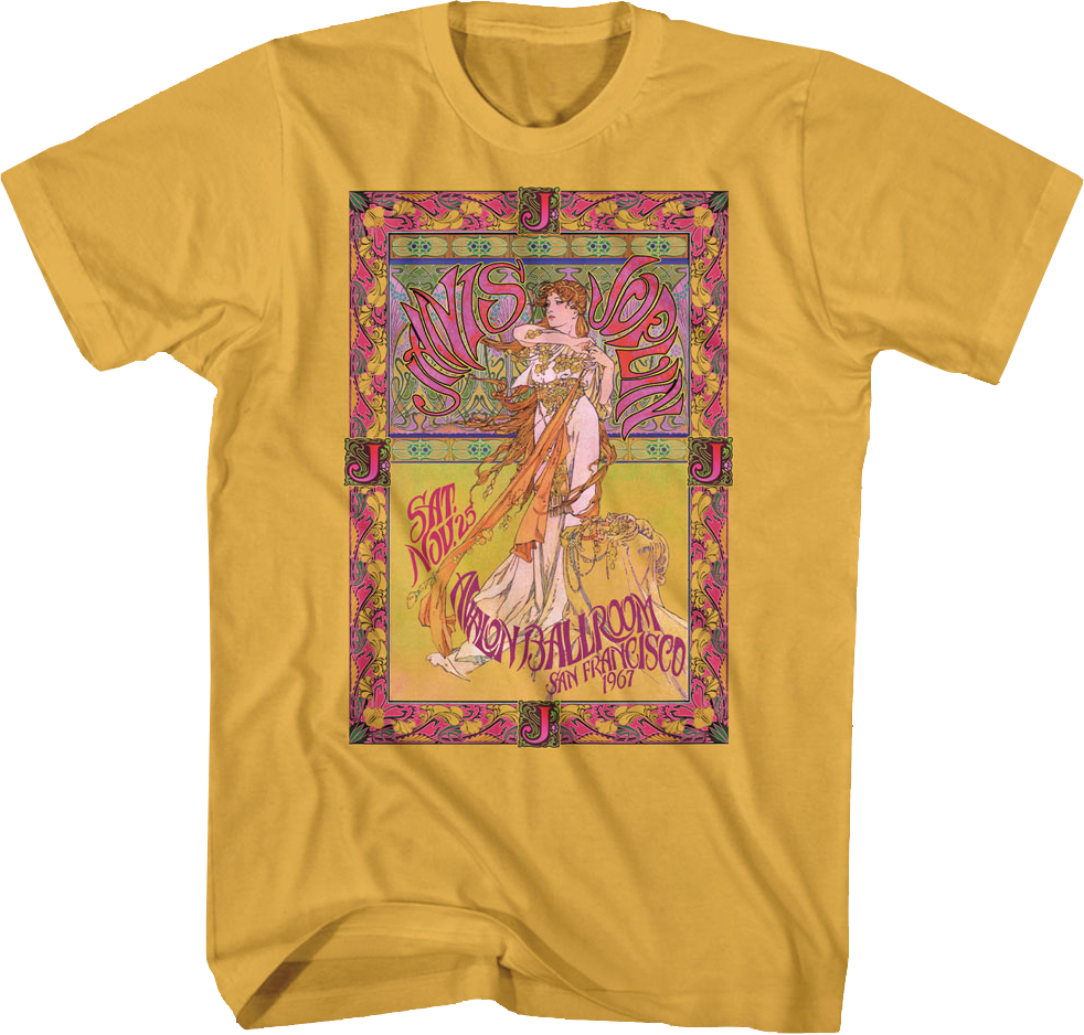 Avalon Ballroom Janis Joplin T-Shirt