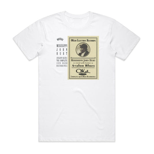 Mississippi John Hurt Avalon Blues T-Shirt White