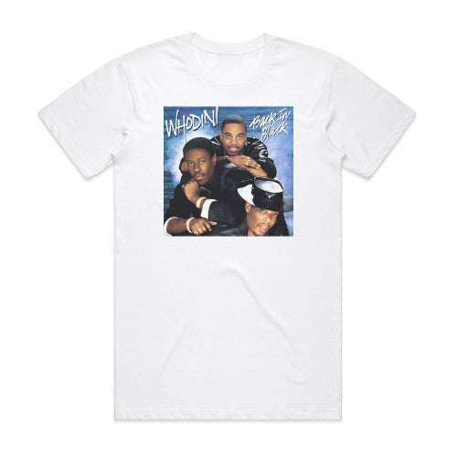 Whodini Back In Black Album Cover T-Shirt White